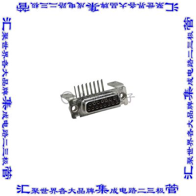 DA-15S-1AFN-A191-A197 连接器15POS插座母插口2排D-Sub面板安装