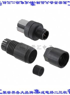 1424686 圆形连接器5POS插头公引脚弹簧架镀金自由悬挂