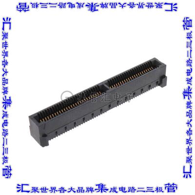 HSEC8-149-01-L-DV-A 卡边缘连接器98POS母头2排0.8mm黑色镀金