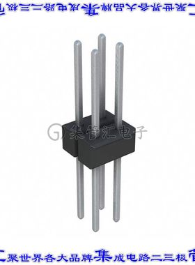 PEC02DFCN 针座连接器4POS分离式2排2.54mm公形插针通孔直针锡
