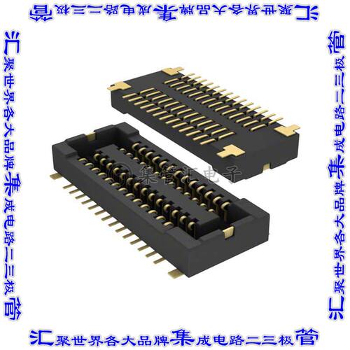 AXT526124 板对板连接器26POS插口外罩触点2排0.4mm表贴SMD镀金