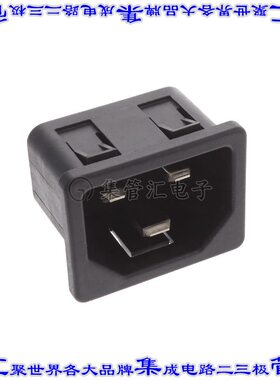 6173.0011 电源接入连接器3POS插座公型片状插脚IEC320-C22面板安