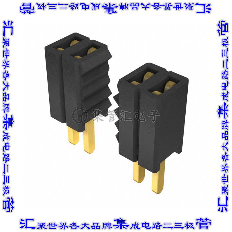 SLM-107-01-G-S 针座连接器7POS插座1.27mm叉状通孔直针镀金