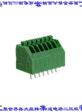 1989793 线对板连接器7POS接线端子2.5mm通孔45角度带板