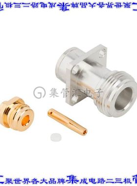 172170-10 同轴连接器N型插孔母形插口焊接50欧姆面板安装