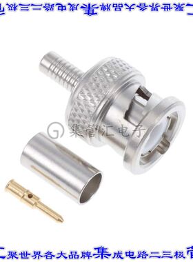 R141083000W 同轴连接器BNC插头公引脚压接50欧姆自由悬挂