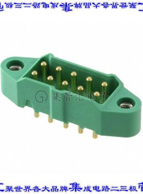 M300-MV31045M1 针座连接器10POS接头2排3mm公形插针通孔直针镀金