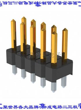 PR20205VBDN 针座连接器10POS接头2排2.54mm公形插针通孔直针镀金