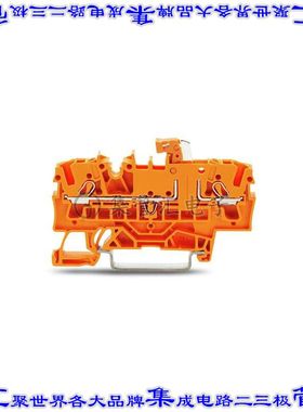 2002-1672 端子块连接器2POS断连5.2mm橙色12-22AWG