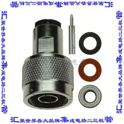 000-34025 同轴连接器N型插头公引脚焊接50欧姆自由悬挂