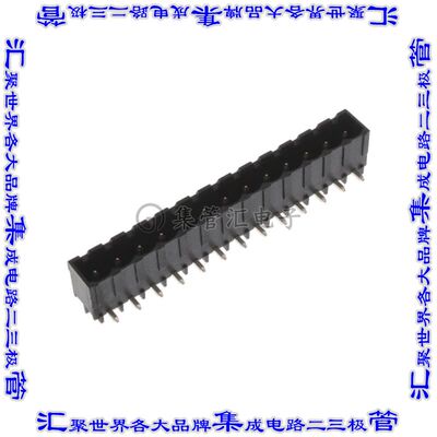 1-2342079-3 端子块连接器13POS接头公引脚带罩5mm黑色90DEG通孔