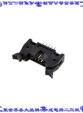 MHR-10-VUAS 针座连接器10POS接头2排2.54mm公形插针通孔直针镀金