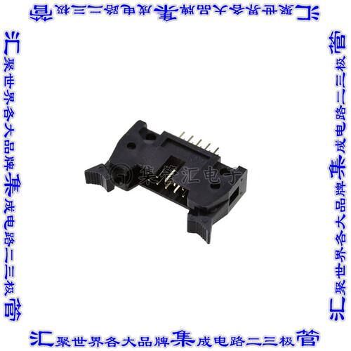 MHR-10-VUAS 针座连接器10POS接头2排2.54mm公形插针通孔直针镀金