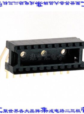 20-823-90 连接器IC插座DIP 7.62mm插口20(2 x 10)位置镀金通孔直
