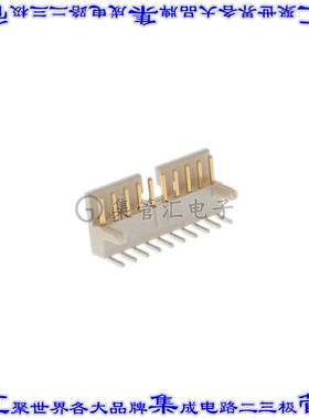 91269-110LF 针座连接器10POS接头2mm公形插针通孔直角镀金