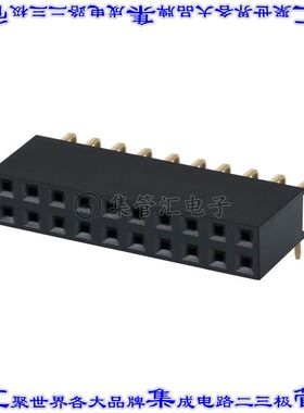 PPPC102LJBN-RC 针座连接器20POS插座2排2.54mm母形插口通孔直角