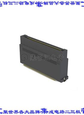 AX01R080VANBR200 板对板连接器80POS插头外罩触点2排0.64mm表贴S