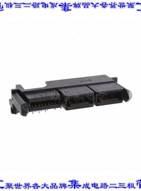 459844422 0459844422背板连接器20POS插座外罩触点2排通孔直角黑