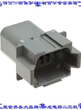 DT04-08PA-C015 矩形连接器外壳8POS插座2排公形引脚灰色自由悬挂