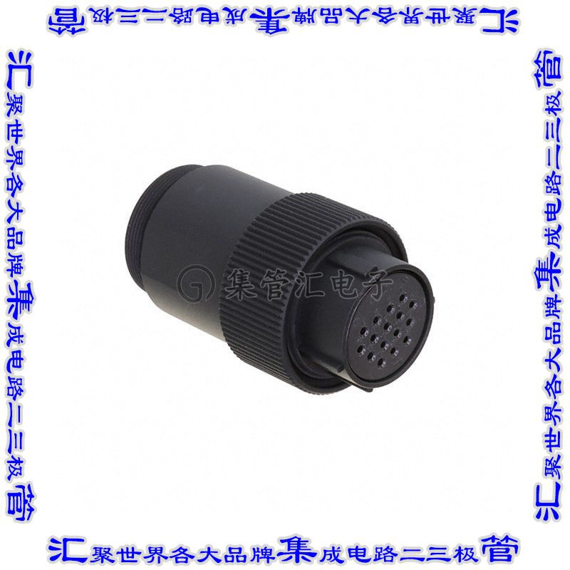 JR21WP-16S(31) 圆形连接器16POS插头母插口焊杯银自由悬挂