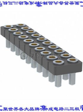 415-47-220-41-004000 针座连接器20POS插座2排2.54mm母形插口通