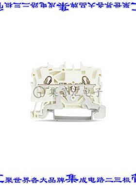 2002-1208 端子块连接器2POS接地地面5.2mm白色12-22AWG