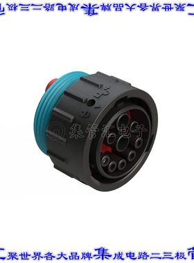 AHDP06-24-91SR16-WTA 圆形连接器9POS插头外壳用于母插口黑色自