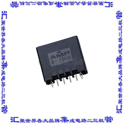 1-178314-2 针座连接器4POS接头3.81mm公形插针通孔直针镀金
