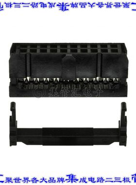 SFH213-PPPC-D10-ID-BK 矩形连接器20POS接头2排2.54mm母插口黑色