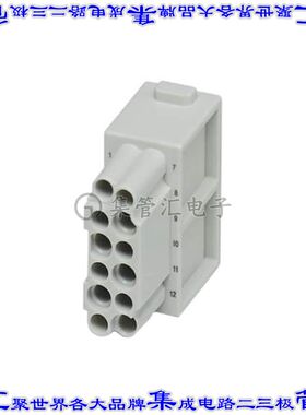 1414355 连接器12POS无触头模块母头压接