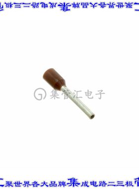 966292-2 接插件连接器CONN FERRULE 26AWG BROWN