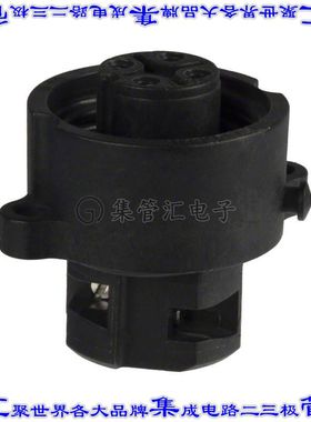 C01620G00310012 圆形连接器4POS插座母插口螺钉银面板安装