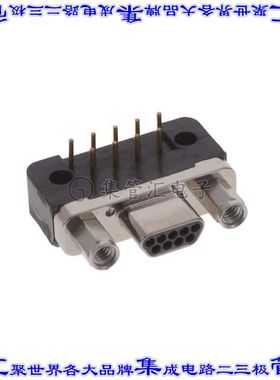 MDLM-9PCBRP-F222 连接器9POS插头公引脚2排D-TYPE型面板安装通孔