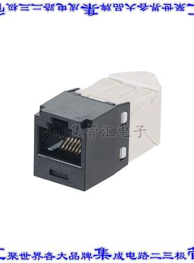 CJUD6X88TGBL 接插件连接器CAT6A UP/DOWN 45 DEGREE TG WIREC