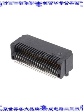 MEC8-120-02-L-D-RA1-TR 卡边缘连接器40POS母头2排0.8mm黑色镀金