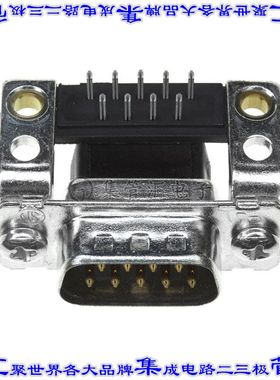 5745434-8 连接器9POS插头公引脚2排D-Sub通孔直角