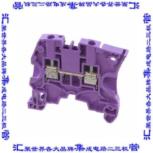 6.0mm紫色10 24AWG 端子块连接器2POS馈通式 1SNK506063R0000