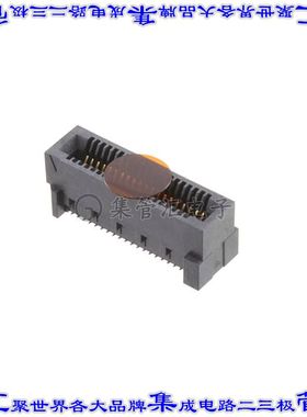 HSEC8-120-01-S-DV-K-TR 卡边缘连接器40POS母头2排0.8mm黑色镀金