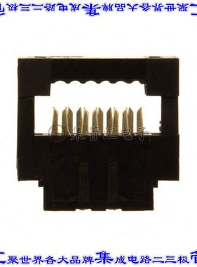 89361-706LF 矩形连接器6POS插座2排2mm母插口黑色IDC镀金自由悬