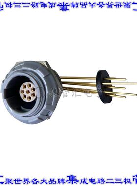 MMI-P1SRG08PRGG 圆形连接器8POS插座母插口焊接镀金面板安装通孔