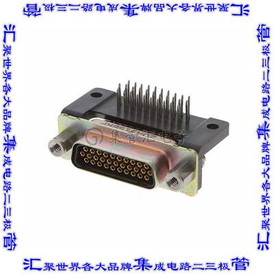 2DA31SBRP 连接器31POS插座母插口3排D-Sub双密度通孔直角
