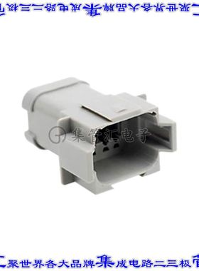 AT04-08PA-EC01 矩形连接器外壳8POS插座2排公形引脚灰色自由悬挂