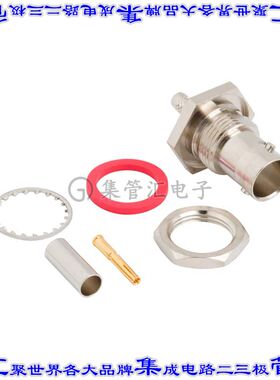 112568 同轴连接器BNC插孔母形插口压接75欧姆面板安装