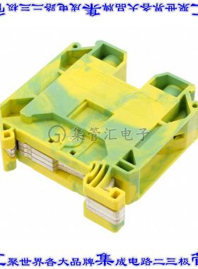 3044241 端子块连接器2POS接地地面16.0mm绿色黄色2-14AWG
