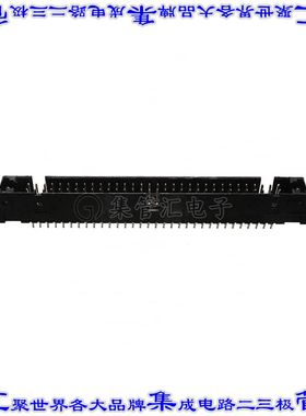 1658694-5 针座连接器64POS接头2排2.54mm公形插针通孔直针镀金