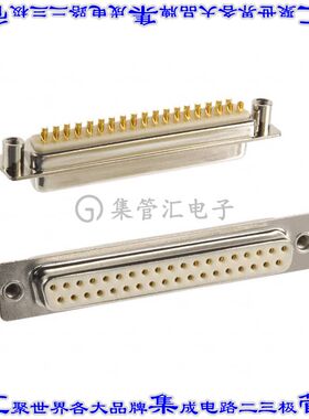 172-E37-203R021 连接器37POS插座母插口2排D-Sub面板安装