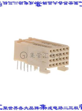 89035-112LF 背板连接器24POS插座母插口4排2mm板边缘通孔直角天