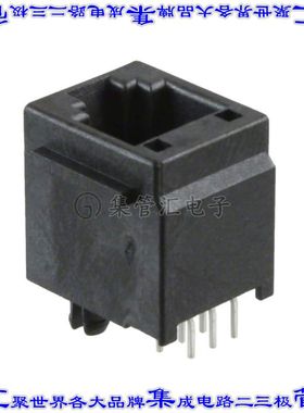 955222667 0955222667接插件连接器CONN MOD JACK 6P6C VERT UNSH