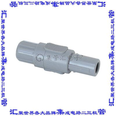 PLA1G821004 圆形连接器4POS插头公引脚焊杯镀金自由悬挂