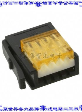 37104-3163-000 FL 100 矩形连接器4POS插头2mm公引脚黑色IDC镀金